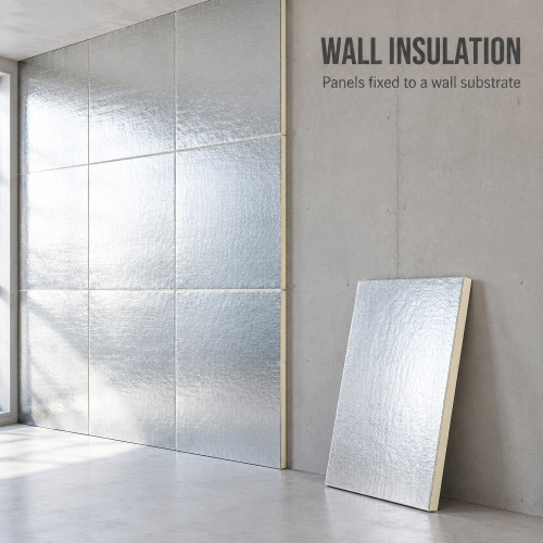 Aluminum Foil / PU / Aluminum Foil Composite Panel