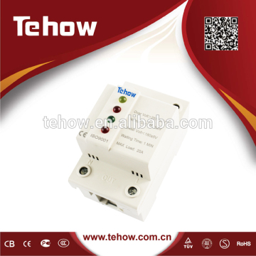 electricity transmitting delay after cut off 2`3 minutes under voltage protector