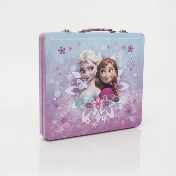Kids Deluxe Tin Case Stationery Pencil Case