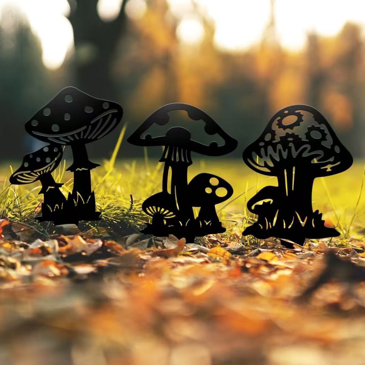 Mushroom Metal Decor