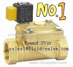 Rsq 2 Way Brass Water Gas Oil 12v 4w Solenoid Valve G3/8''~g2'' 
