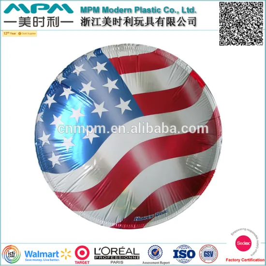 promotional customized logo inprint tpu/pvc inflatable frisbee 175g