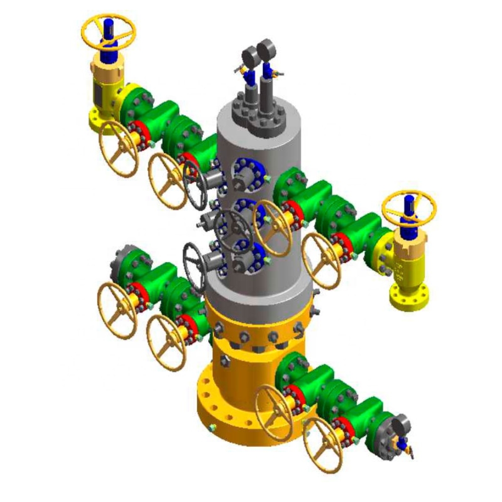 Wellhead πετρέλαιο γεώτρηση χριστουγεννιάτικο δέντρο