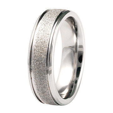 Ring, 316L Stainless Steel/Titanium Jewelry Ring,