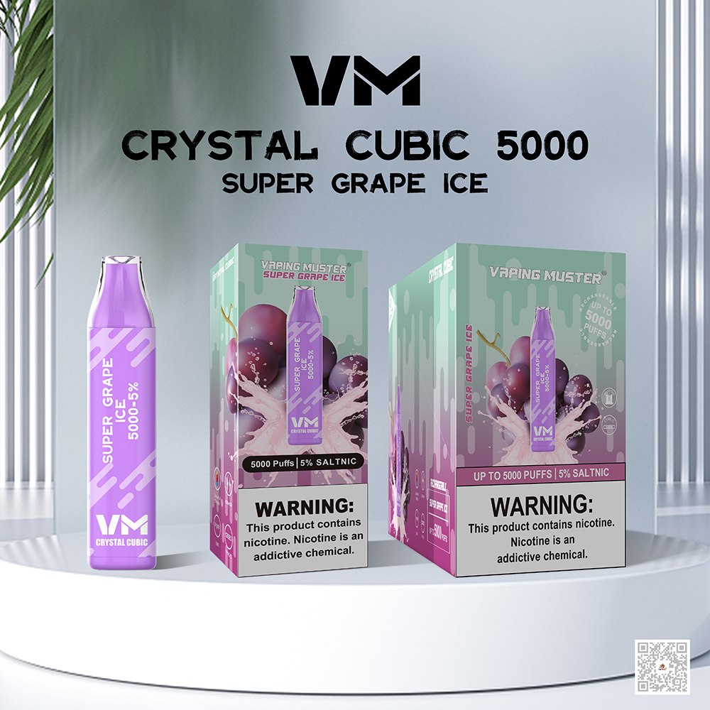 Crystal Cubic E-Cigarette 5000 Puffs