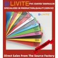 Livite 1600GSM PVC קרום ארכיטקטורת בד