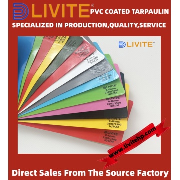 Livite 1250GSM PVC Fabric Architecture المواد الغشاء