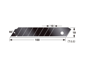 18mm Snap Off Blade for Utility Cutter Knife