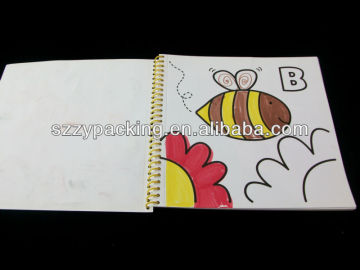 spiral binding coloring artivity books for children
