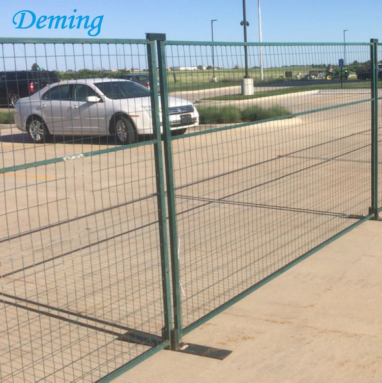 Canada Standard Galvanised Construction Temporary Fence