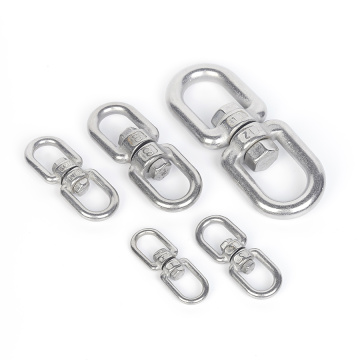 Industrial SS 304 stainless steel ring connector M3-M28 Stainless Steel Rigging Eye Swivel Manufactory