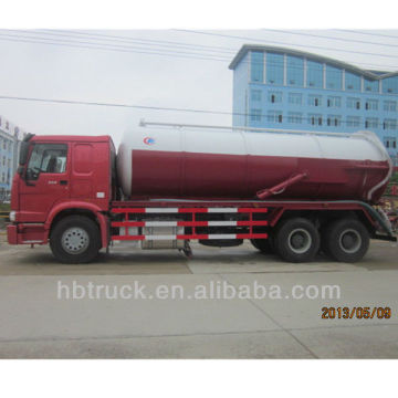 Sinotruk 336hp vacuum suction vehicle ,sewer truck