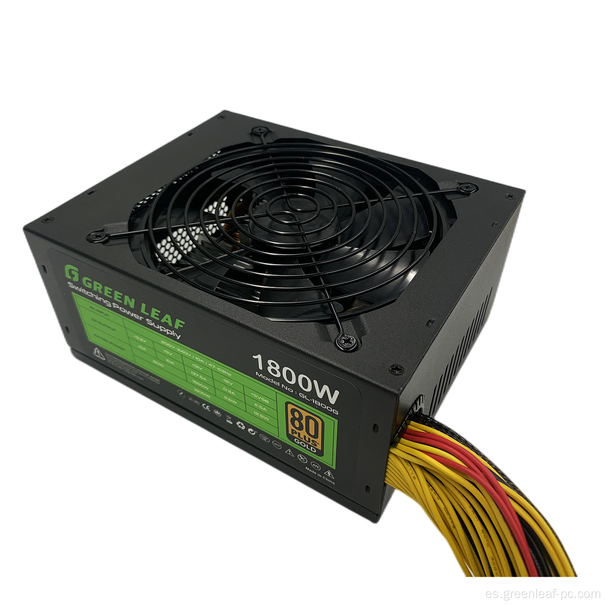 Fuente de alimentación de escritorio de PC de 1800W