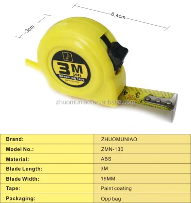 Measuring & Gauging Tools 3m*19mm Tape Measure