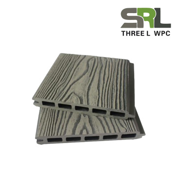 SRL-WP 006 Valla de jardín de WPC de 161,5x20 mm