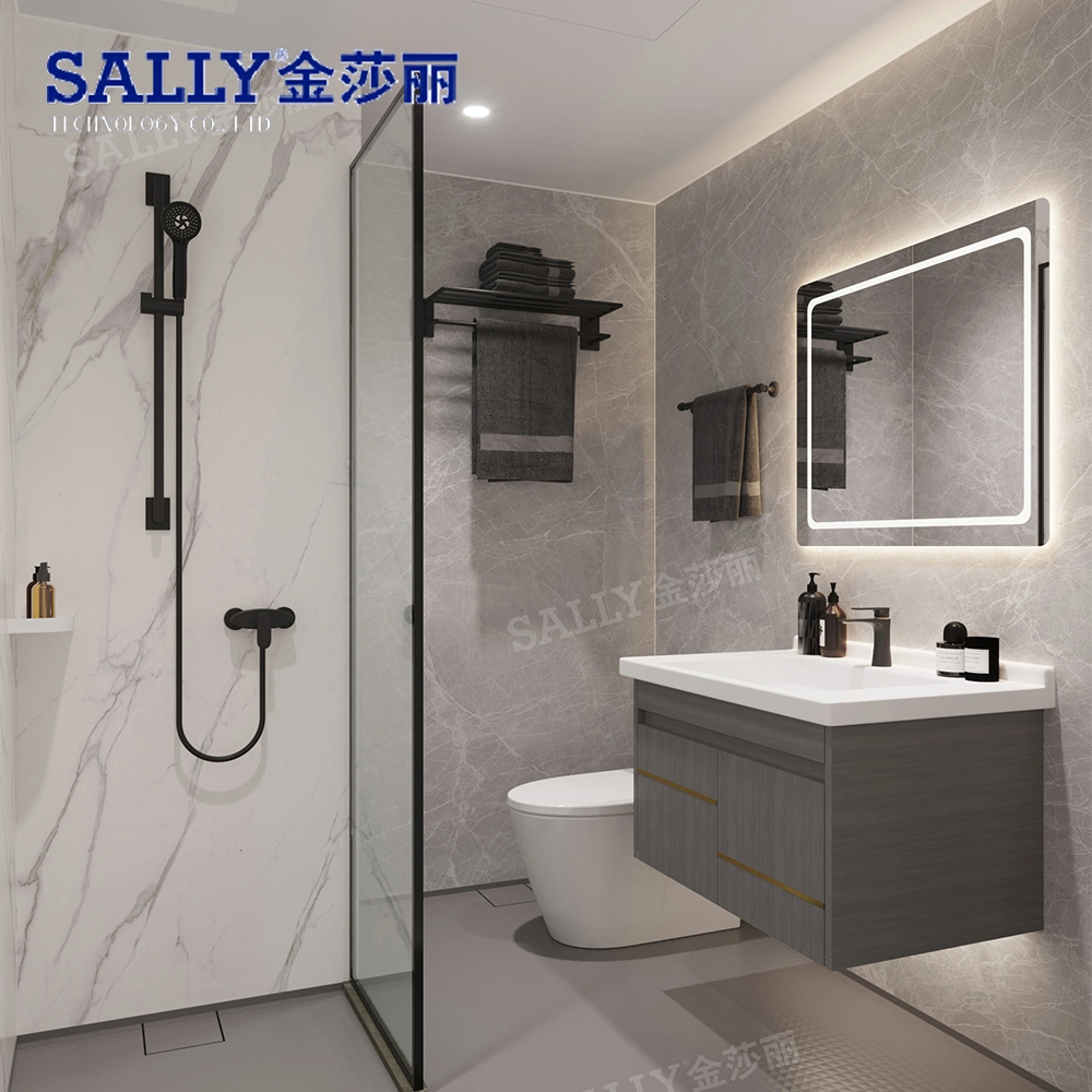 Sally Wholesale All in One VCM Сборный дом Контейнер для душевой комнаты Модульный блок для ванной комнаты