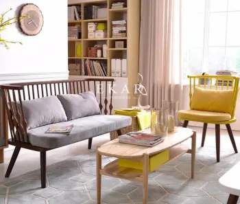 Italy Modern Designs Wooden Fabric New Model Corner Sofa