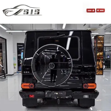 Tail Lights for G-Class W463 G500 G550 G63 (1990-2018) - ABSLED Material Red Black Rear Lamps