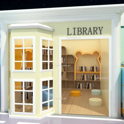 Custom Post Office-Themed Children's Role Play House for Indoor Playgrounds