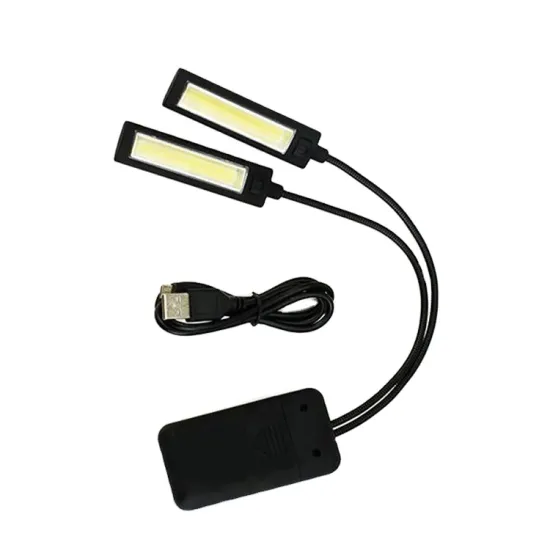 Portable Flexible COB LED USB Rechargeable Clip-On Reading Light: Your Ultimate Illumination Companion