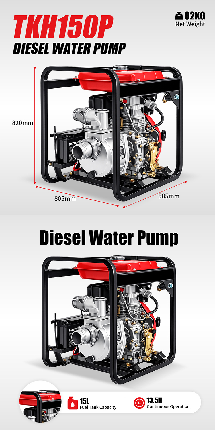 TKH150P Diesel Water Pump(9)