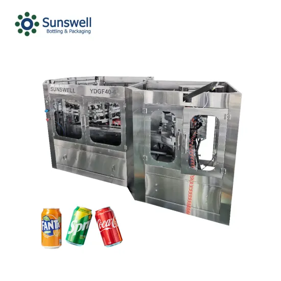 Beverage Can Filling And Sealing Machine For Juice