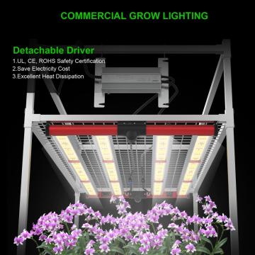 400W Aglex Phổ đầy đủ LED LED Ánh sáng cho nhà máy thủy canh trong nhà với vùng phủ sóng UV IR 4x4