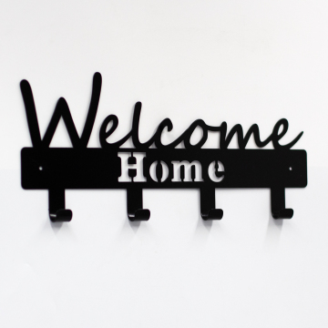 Customized Creative Key Hook - Welcome Home Wall Hanging for Living Room