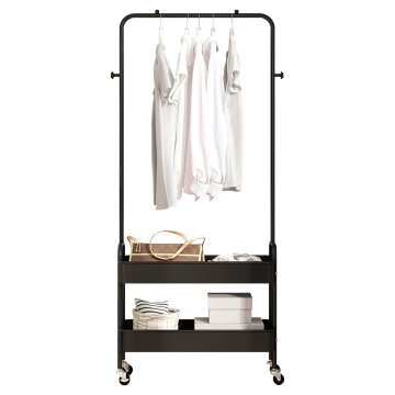 Nordic Movable Metal Clothes Rack