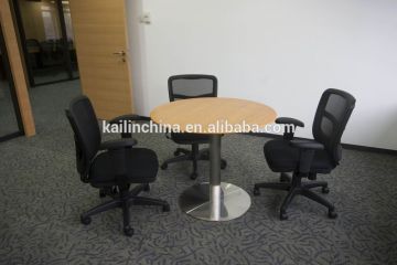 Modern design good quality trade assurance factory direct price green material customized round metal feet office coffee table