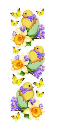 The Colorful Chick Sticker