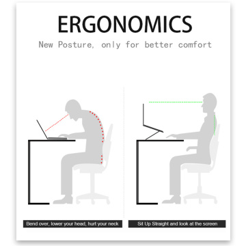 Bureau debout réglable en hauteur pour ordinateur portable