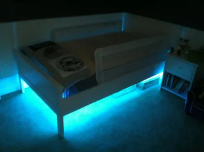 Double Bed LED Sensor Bed Light