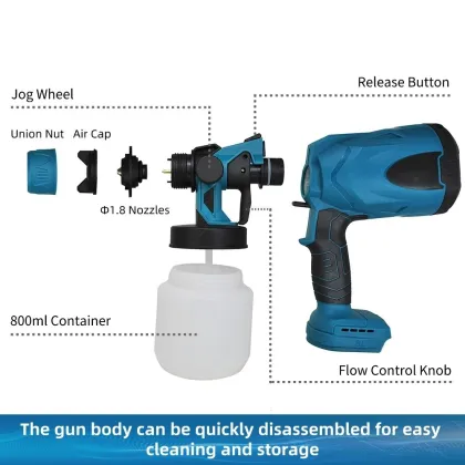 Cordless Electric Water Blaster Washer Gun Customization Power Spray Gun