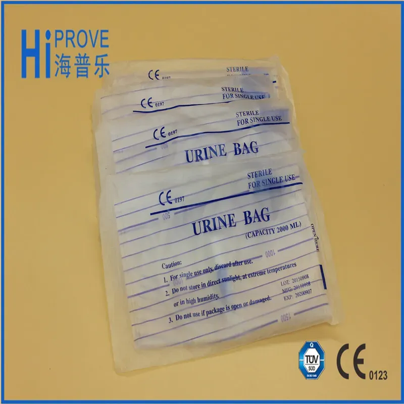 T Value Type Disposable Urinary Drainage Bag