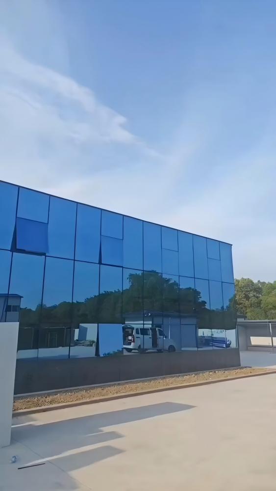 Coated fully tempered glass