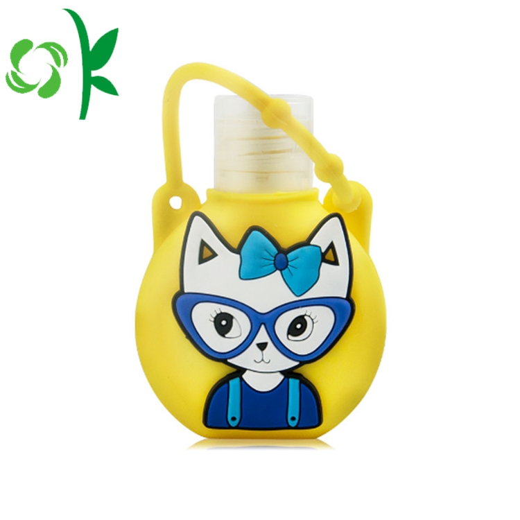 Silicone Hand Sanitizer Perfume Holder with Cute Design