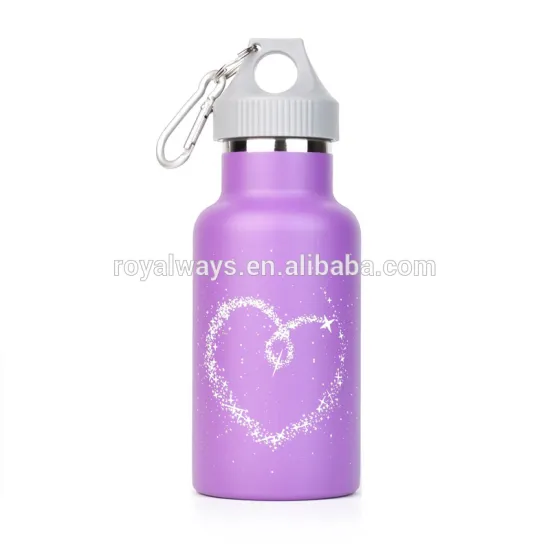 12oz Kids Water Bottle Stainless Steel Flask For Hot and Cold Drinks