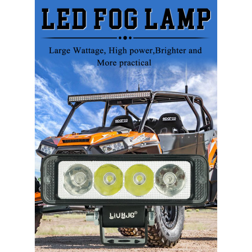 Led Motorcycle Rectangle Fog Light For Trucks