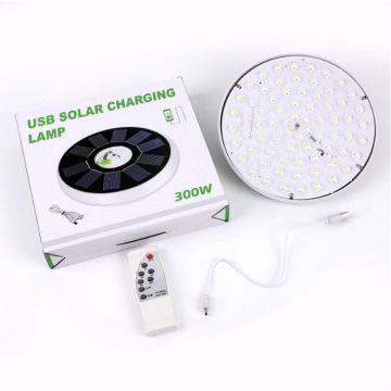 Portable Solar Light: LED USB Flying Saucer with Charging