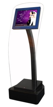 Portable Touch Screen Digital Signage, Information Loby Free Standing Kiosk