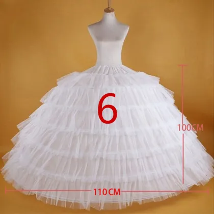 2019 New Hot Sell Bridal Wedding Petticoat Hoop Crinoline Prom Underskirt Fancy Skirt Slip