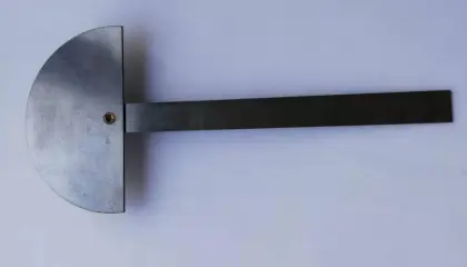 180 Degree Stainless Steel Protractor Teaching Measuring Tool