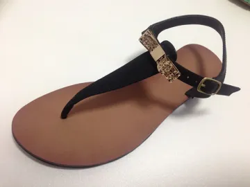 Uniseason Latest Design Outdoor PU Material Fancy Woman Sandal