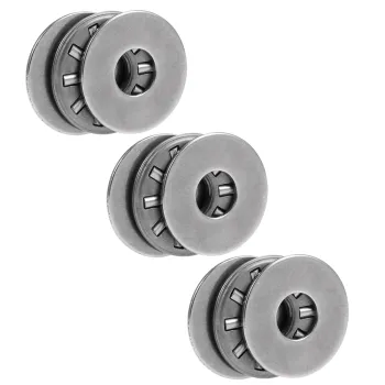 uxcell TC411+2TRA Needle Roller Thrust Bearings with Washers 1/4"x11/16"x5/64" 3pcs