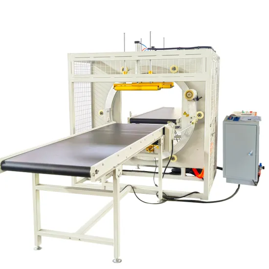 Horizontal Ring Wrap Stretch Wrapping Machine with Orbital Conveyor for Furniture and Aluminum Industry