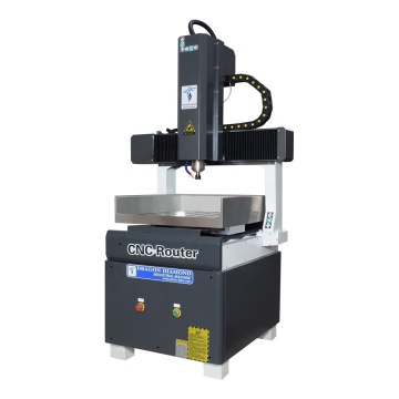 Pequeno roteador CNC de 4 eixos: 4040 e 6060 Máquina de gravura para corte de metal e acrílico
