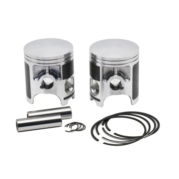 Double Cylinder Super Sports Bike Piston Kit 64MM STD Piston Ring Pin RD350