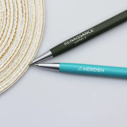 Customizable High-Quality Metal Click Ball Pens for Marriott Le Meridien Renaissance Hotels