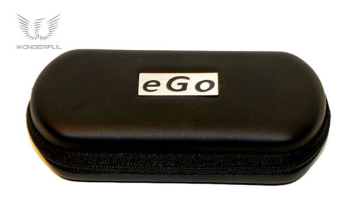 Yellow Ego E Cig Carrying Cases , Oem Leather E Cigarette Accessories Case